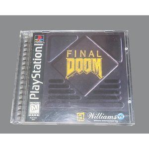 PlayStation 1 Final Doom Adult Owned CIB VGC Works